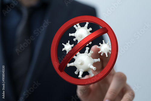 Concept of stopping coronav...