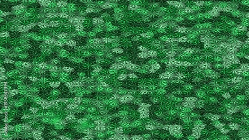 Abstract Green Pattern Background with Subtle Texture and Movement.