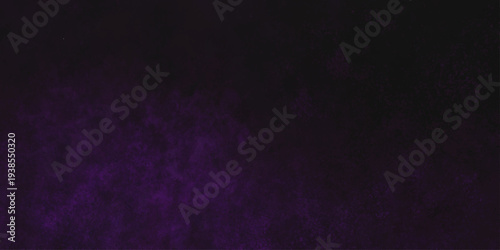 Freeze motion explosion of purple powder dust on a black background. abstract background with a textured gradient effect, suitable for wallpapers or graphic designs. Purple Smoke Cloudscape Texture.