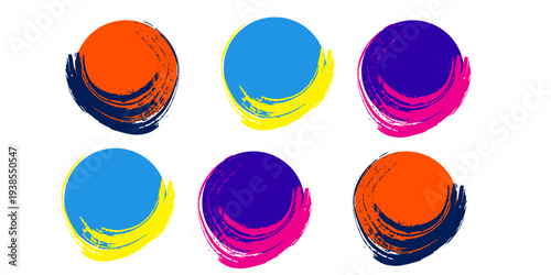 Collection of modern abstract graphic elements. Vortex vector background. Templates for logo design, leaflets or presentations. Vector illustration