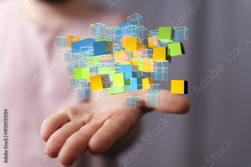 Abstract image of a person ...