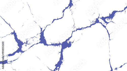 Blue liquid splash effect isolated on transparent background