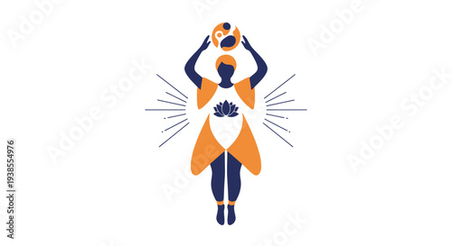 Figurative Representation of Cosmic Harmony and Inner Light