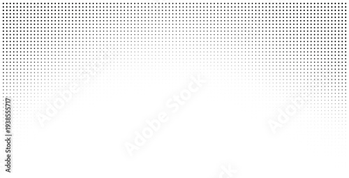 Black dots printed on white paper background