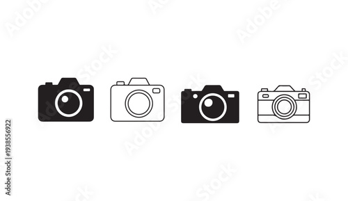 Camera icon vector, sign, symbol. digital camera icon for web design, app, ui