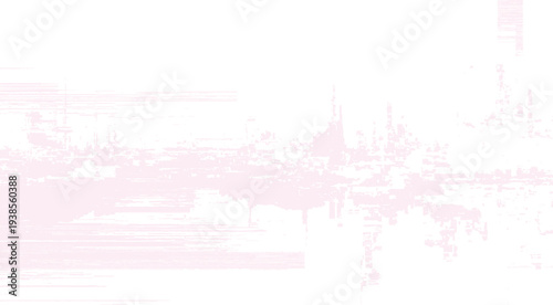 Abstract pink digital artwork with light pink texture and white background