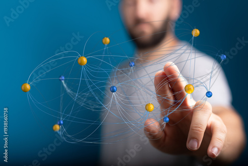 Abstract image showing a ha...