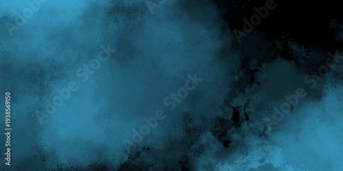 abstract watercolor paper textured illustration with splashes, Seamless and abstract blue Dark blue background with clouds, dark blue grunge texture. Dark elegant Royal blue shades aquarelle paint. 