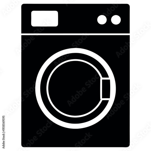 washing machine icon vector