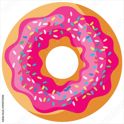 Donuts art dessert illustration image