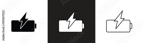 Battery charging icon