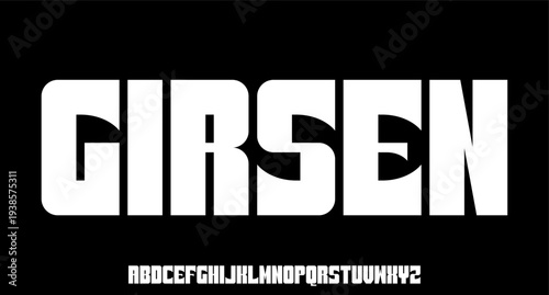 luxury modern font alphabetical vector set	
