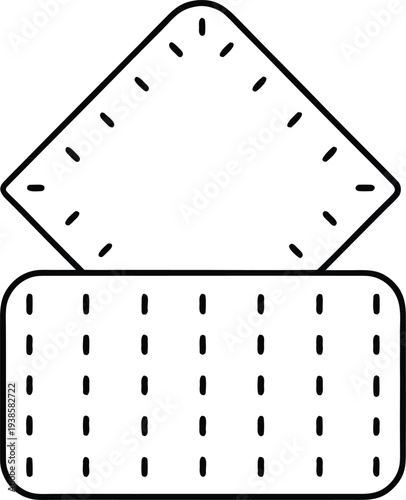 matzah silhouette vector illustration on transparent background