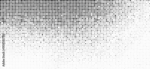 Background with monochrome dotted texture. Polka dot pattern template. Background with black dots - stock vector dots background modern white and black halftone background.
