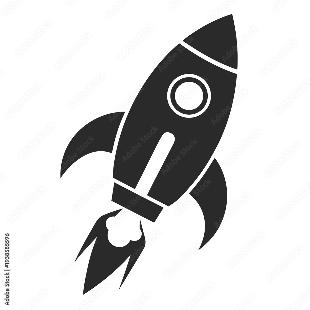 Fototapeta premium rocket vector illustration