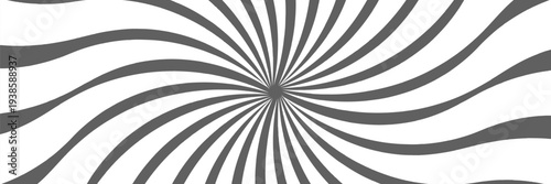 Gray and White Radial Sunburst Background With Converging Rays and Retro Optical Burst. suit for bussines, banners