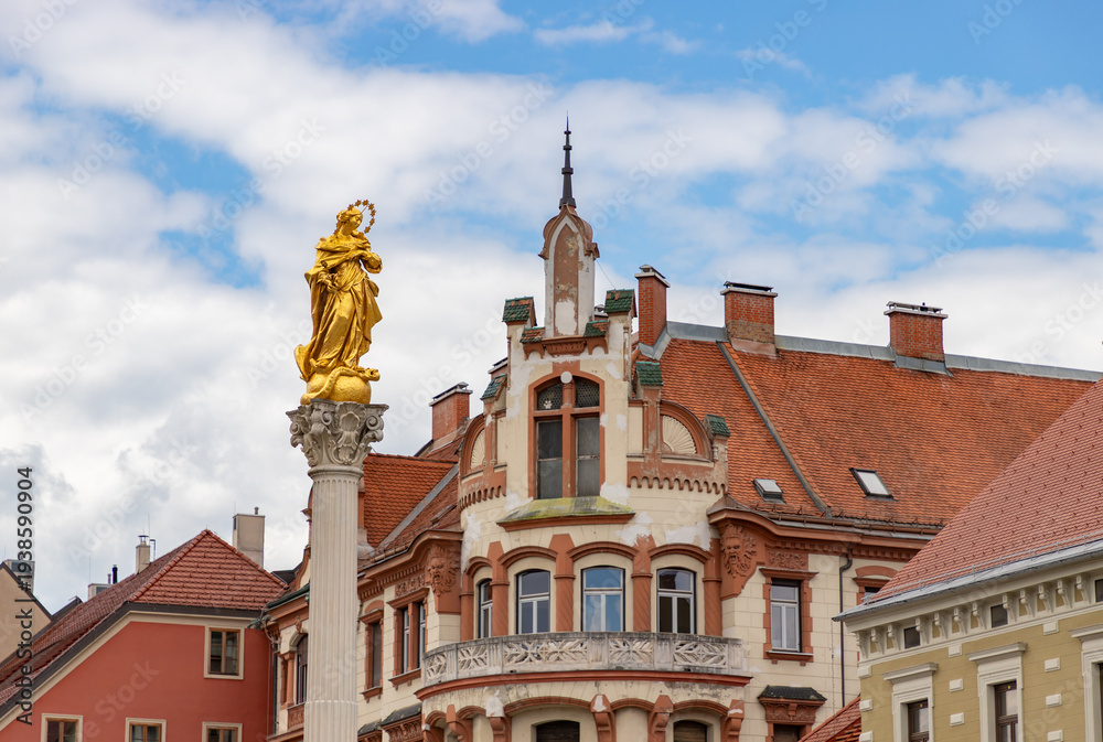 Fototapeta premium Plague Column on Maribor Main Square