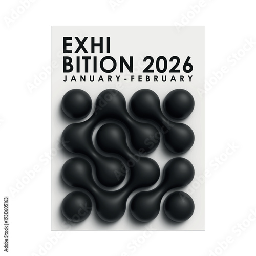 3D Bauhaus Geometric Poster