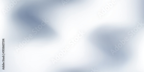 Monochrome waves with transparent vertical layering and soft opacity shifts. Abstract distorted glass effect, minimal and textured in grayscale palette. Vector illustration for futuristic design