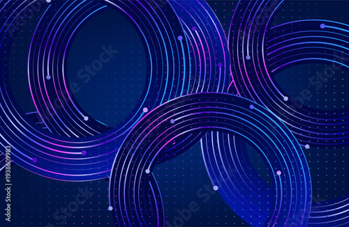 Spiral tech whirlpool with circular pattern abstract radial line and background circle.
Vortex shimmering black with modern digital curve center and future illustration update. Arc fantasy blue