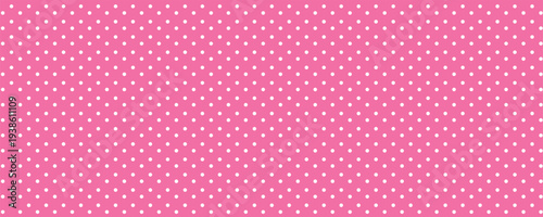 Seamless colorful polka dot vector pattern, vintage retro wallpaper and cute background design.