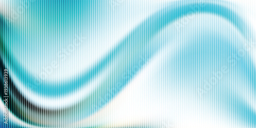 Monochrome waves with transparent vertical layering and soft opacity shifts. Abstract distorted glass effect, minimal and textured in grayscale palette. Vector illustration for futuristic design