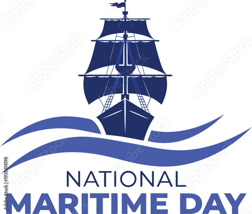 Adobe Illustrator Artwork  Navigating the Waves Commemorating National Maritime Day
American Flags Flying Proudly on Boats Docked in the Marina on Sunny Day
