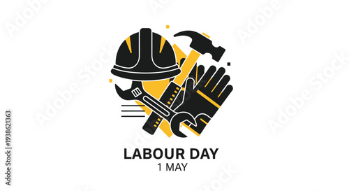 Labour Day 1 May vector illustration