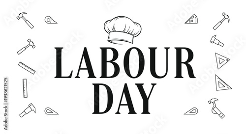 Labour Day icon set vector