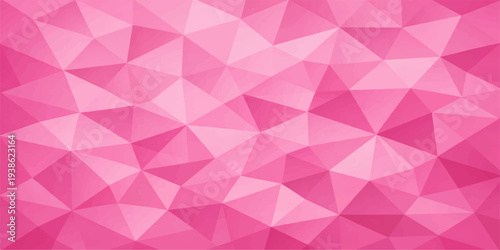 Abstract pink geometric pattern with triangles and diamonds seamless design