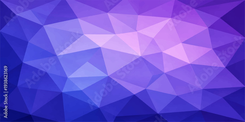 Abstract purple and pink geometric triangle pattern background