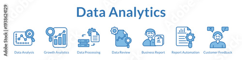 Data Analytics Platform with Business Intelligence Growth Metrics Automated Reporting and Customer Insight Analysis