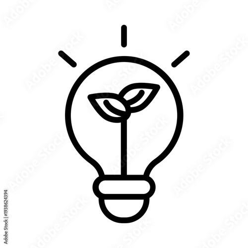 Wallpaper Mural Eco Light Bulb Torontodigital.ca