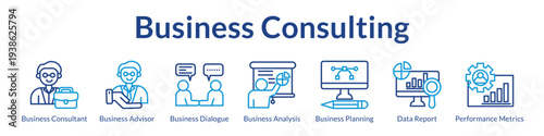 Business Consulting Services with Strategic Advisory Business Analysis Planning Solutions and Performance Metrics