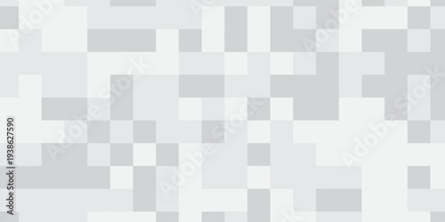 Seamless pattern with squares. Abstract pixel and cube background. Vector digital mosaic pattern. Geometric light elements tile art backdrop.