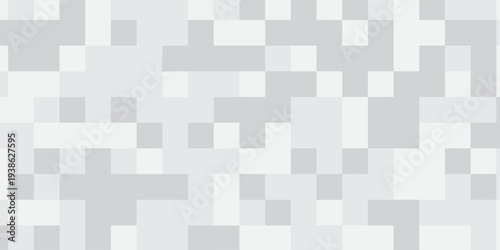 Seamless pattern with squares. Abstract pixel and cube background. Vector digital mosaic pattern. Geometric light elements tile art backdrop.