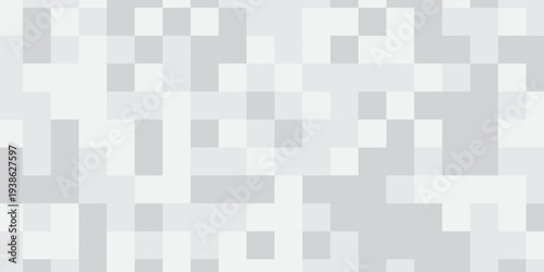 Seamless pattern with squares. Abstract pixel and cube background. Vector digital mosaic pattern. Geometric light elements tile art backdrop.