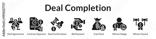 Deal Completion Services with Contract Approvals Secure Payments Winner Recognition and Successful Auction Closures