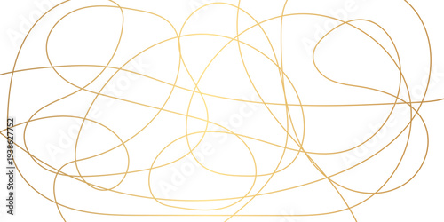 Abstract wavy lines flowing curve golden gradient color on transparent background. Abstract white background colorful lines. modern wavy stripes on white background isolated.