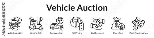 Vehicle Auction Platform for Auto Sales Competitive Bidding Secure Payments and Confirmed Vehicle Transactions