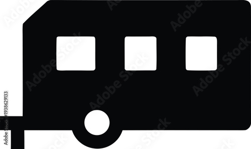 pedestrian silhouette vector illustration on transparent background