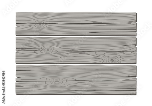 Weathered Gray Wooden Planks Texture Background.