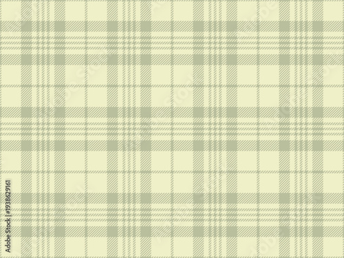 Seamless plaid pattern, vintage olive cream chequered tartan plaid pattern background for textile clothing