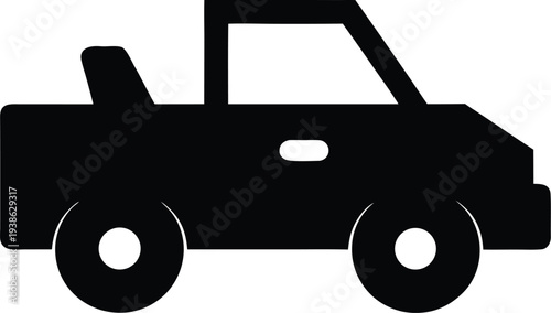 fire truck silhouette vector illustration on transparent background