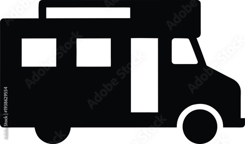 convertible silhouette vector illustration on transparent background