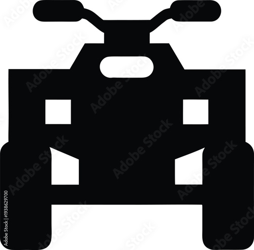 bus silhouette vector illustration on transparent background