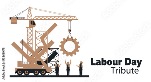 Labour Day Tribute Vector Illustration