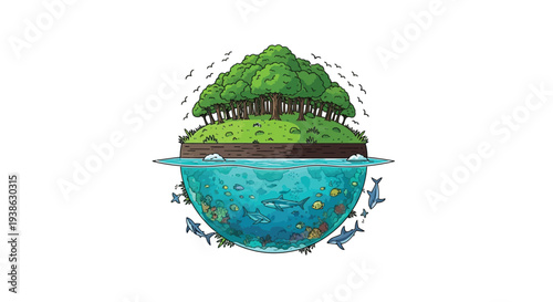 A stylized illustration of a red rocket launching with fiery exhaust