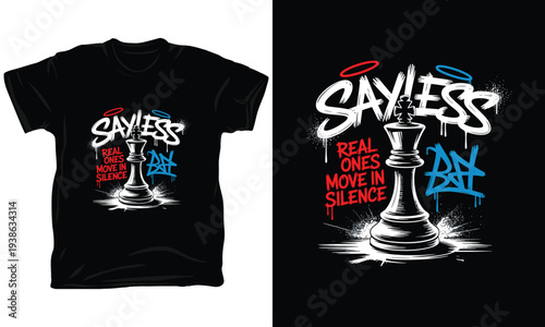 Say less real ones move in silence chess king vector illustration