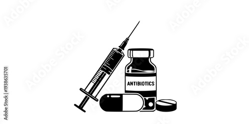 Antibiotics Sepsis Treatment Medicine Icon